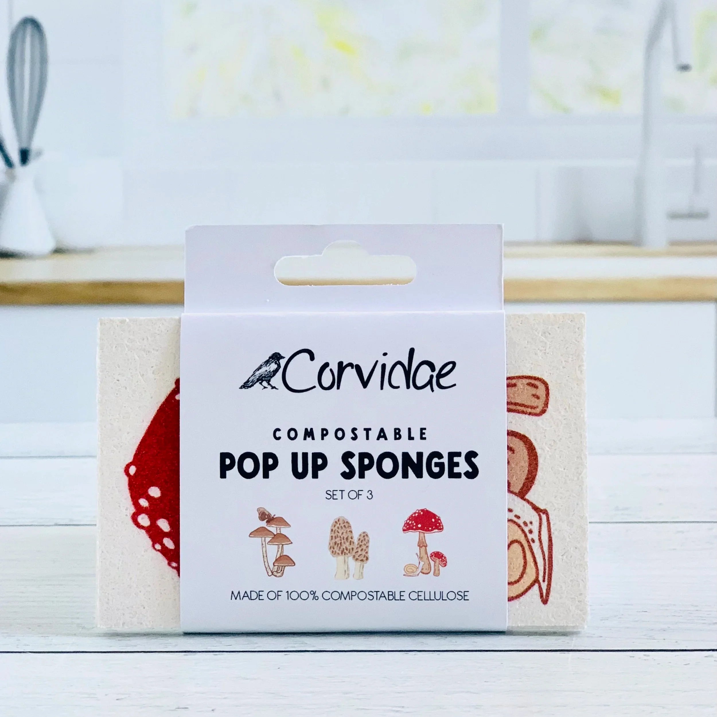 Pop-Up Cellulose Sponges