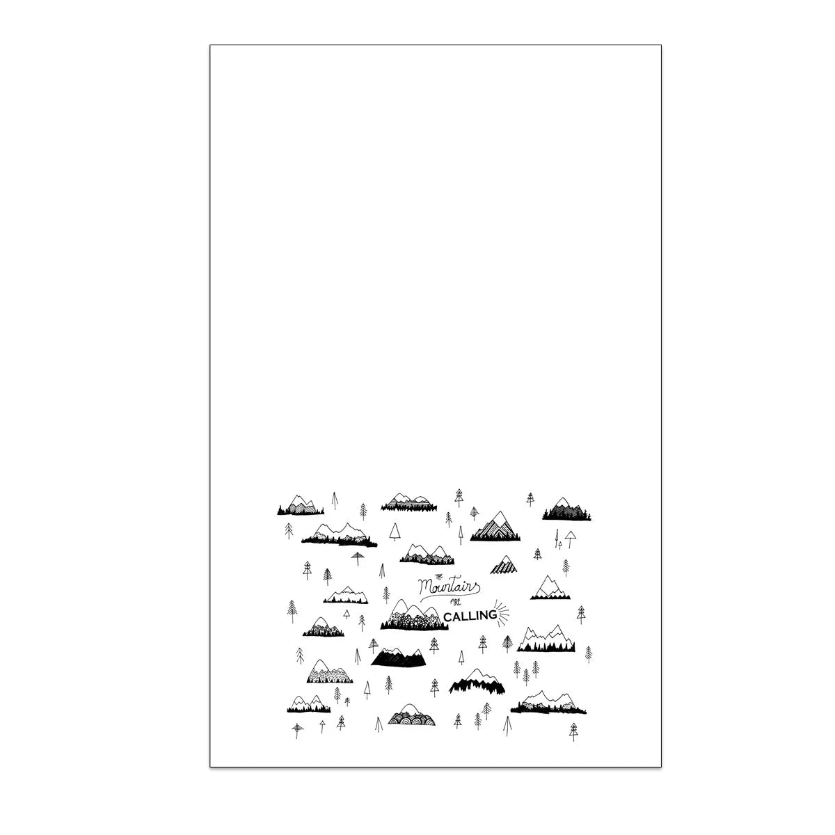 Mountains are Calling Tea Towel