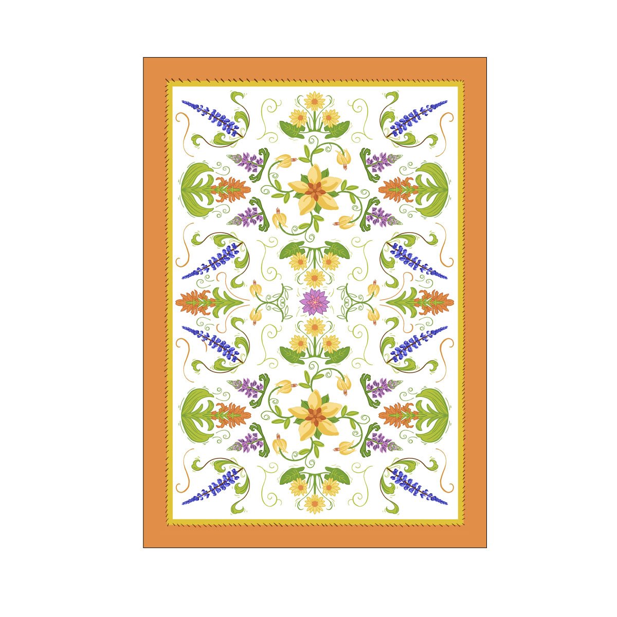 Fiori Wildflower Kitchen Tea Towel