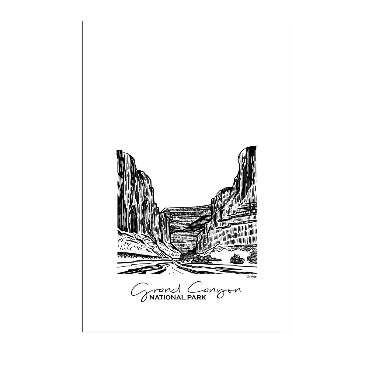 Grand Canyon Tea Towel