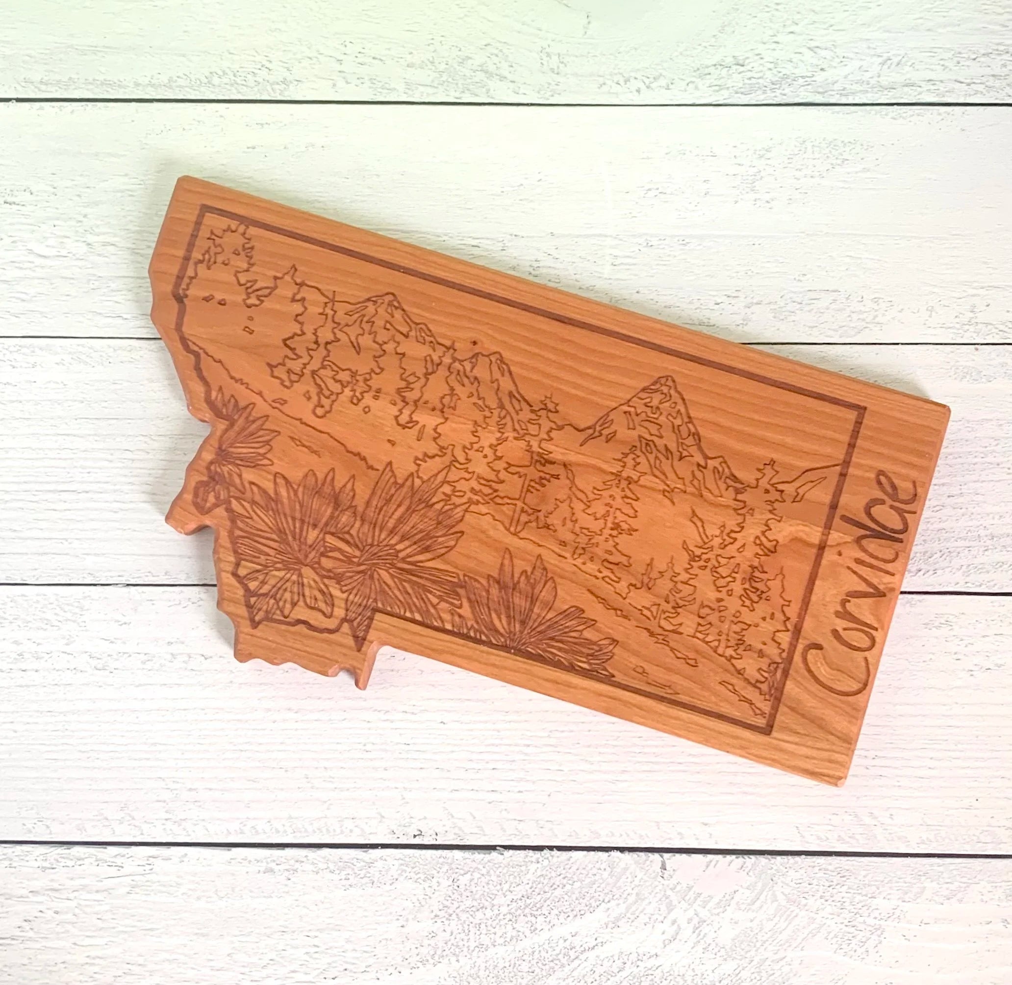 Montana Cutting Board (Corvidae Branded)