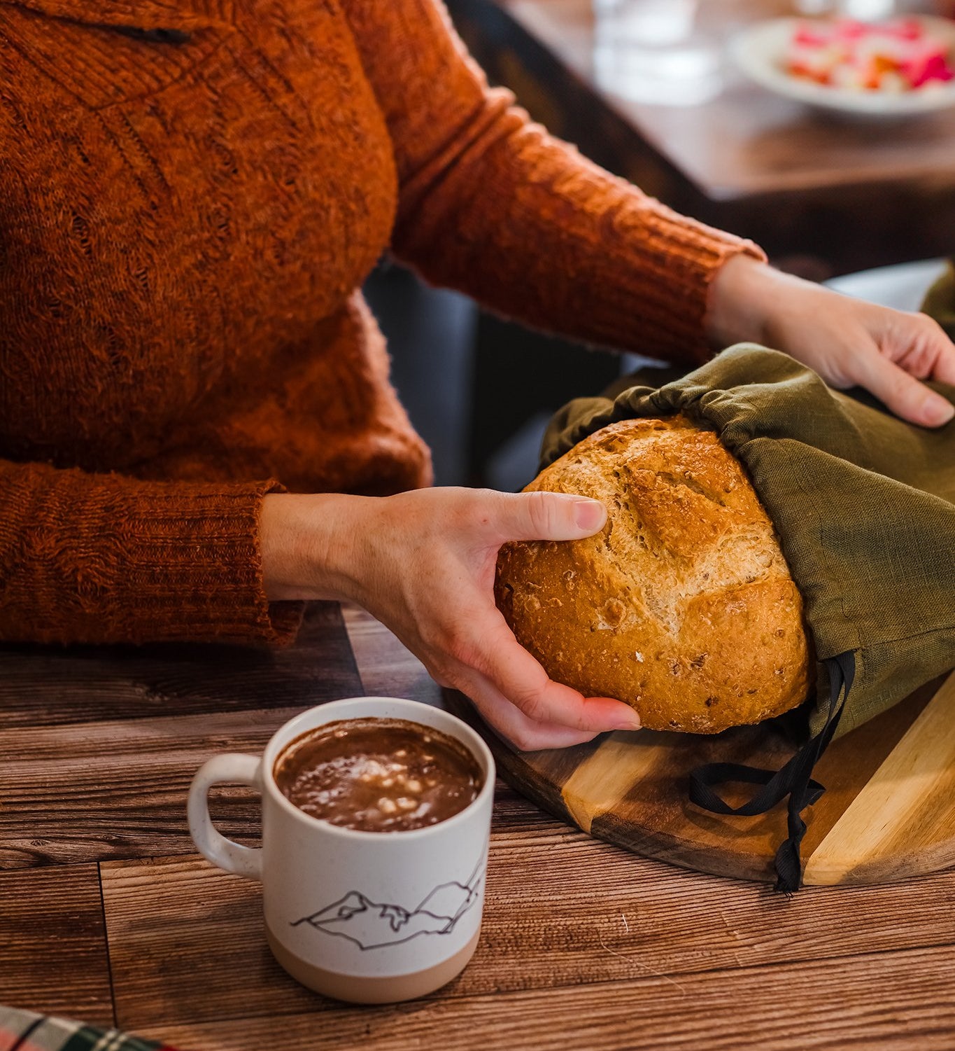Linen Bread Bag