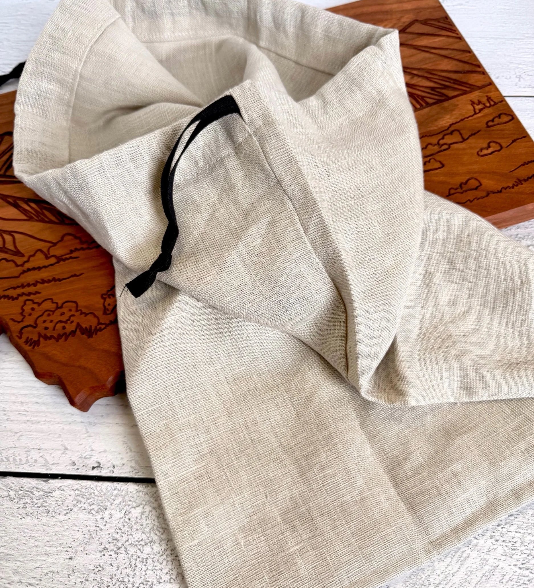 Linen Bread Bag