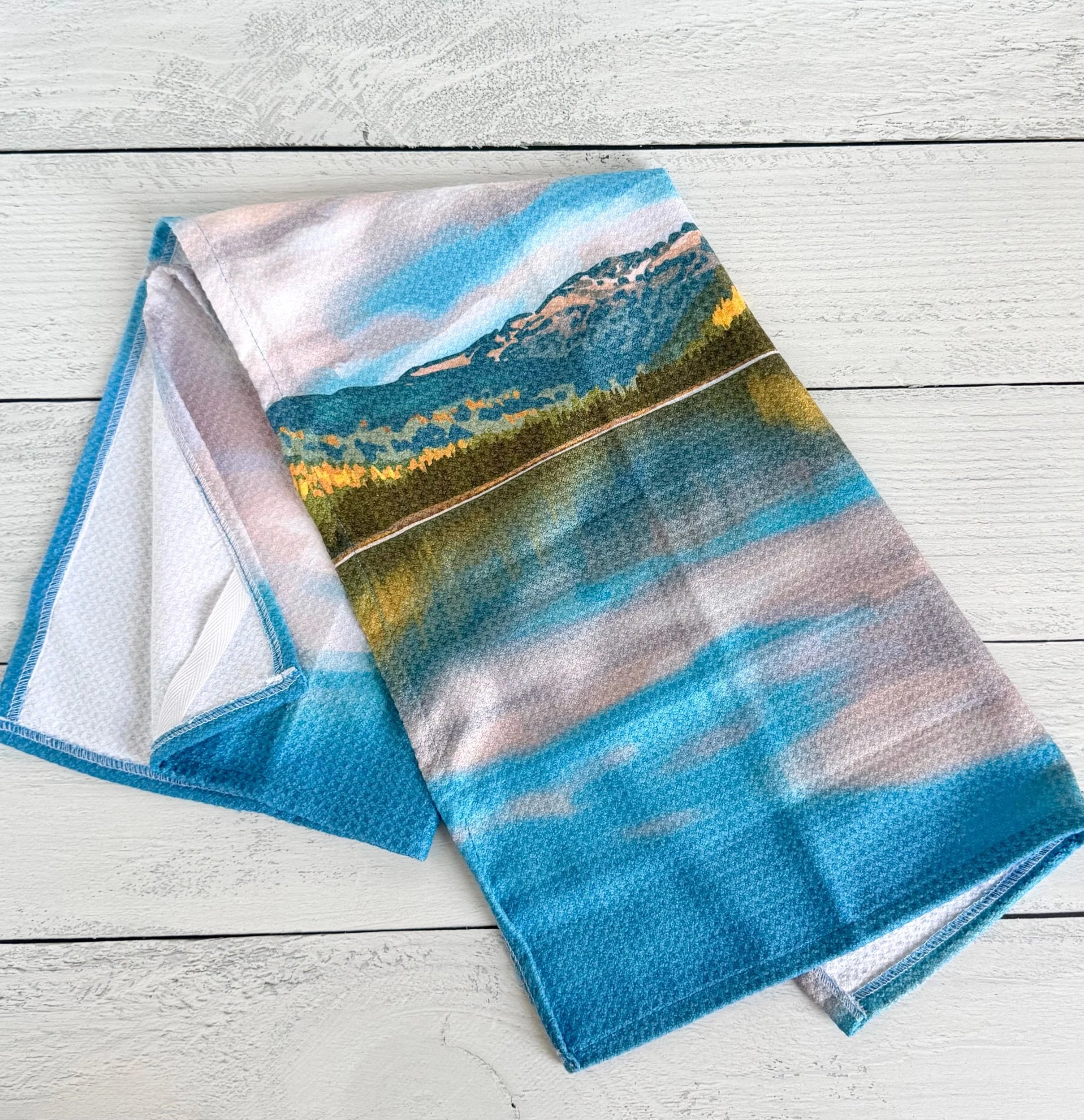 Autumn Lake Microfiber Towel