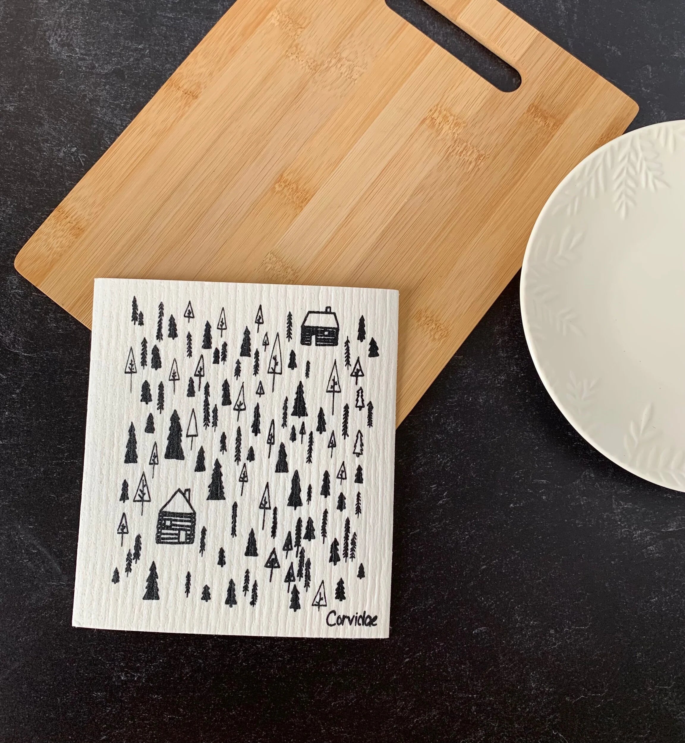 Cabin Swedish Dishcloth