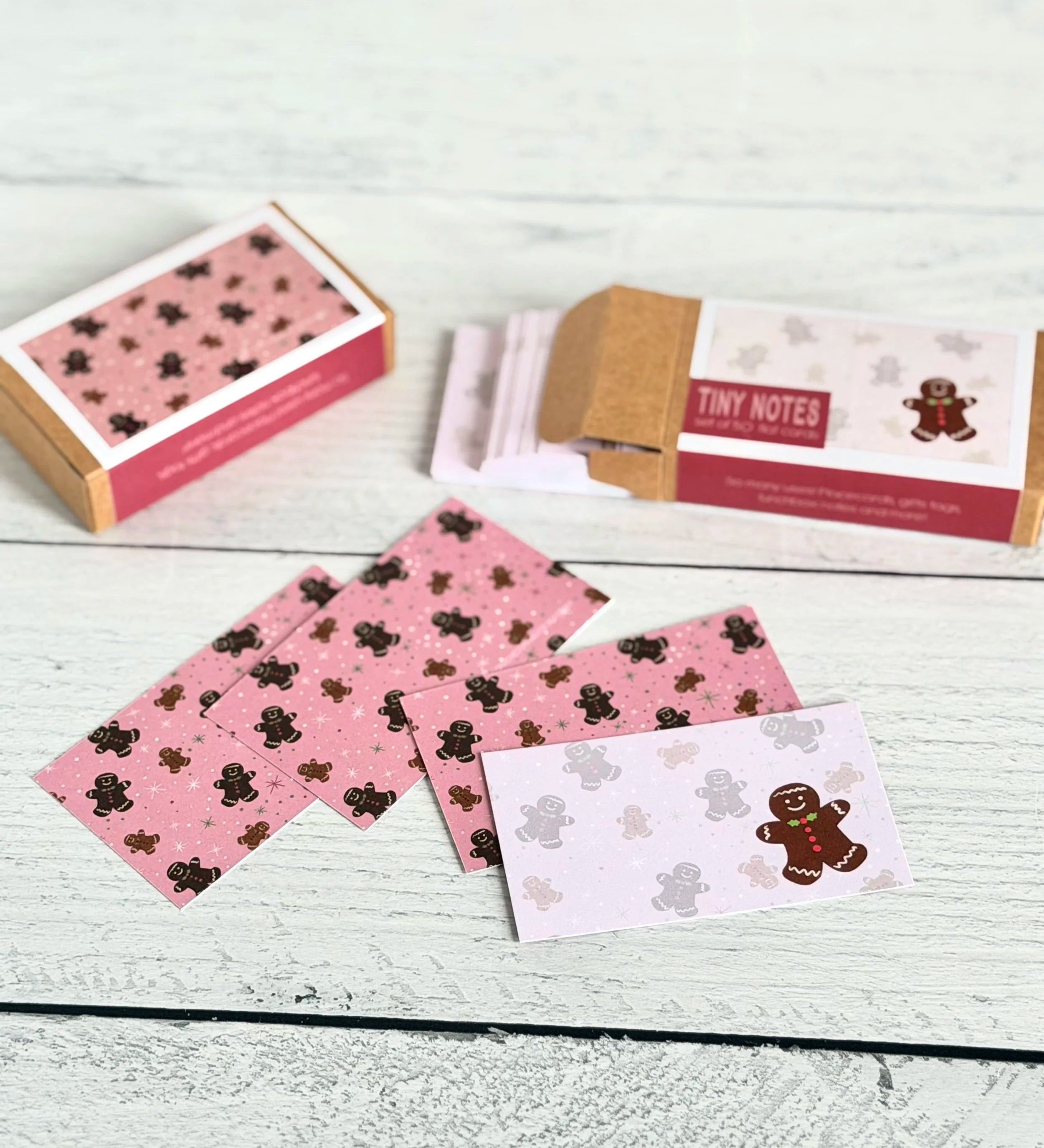Gingerbread Holiday Tiny Notes