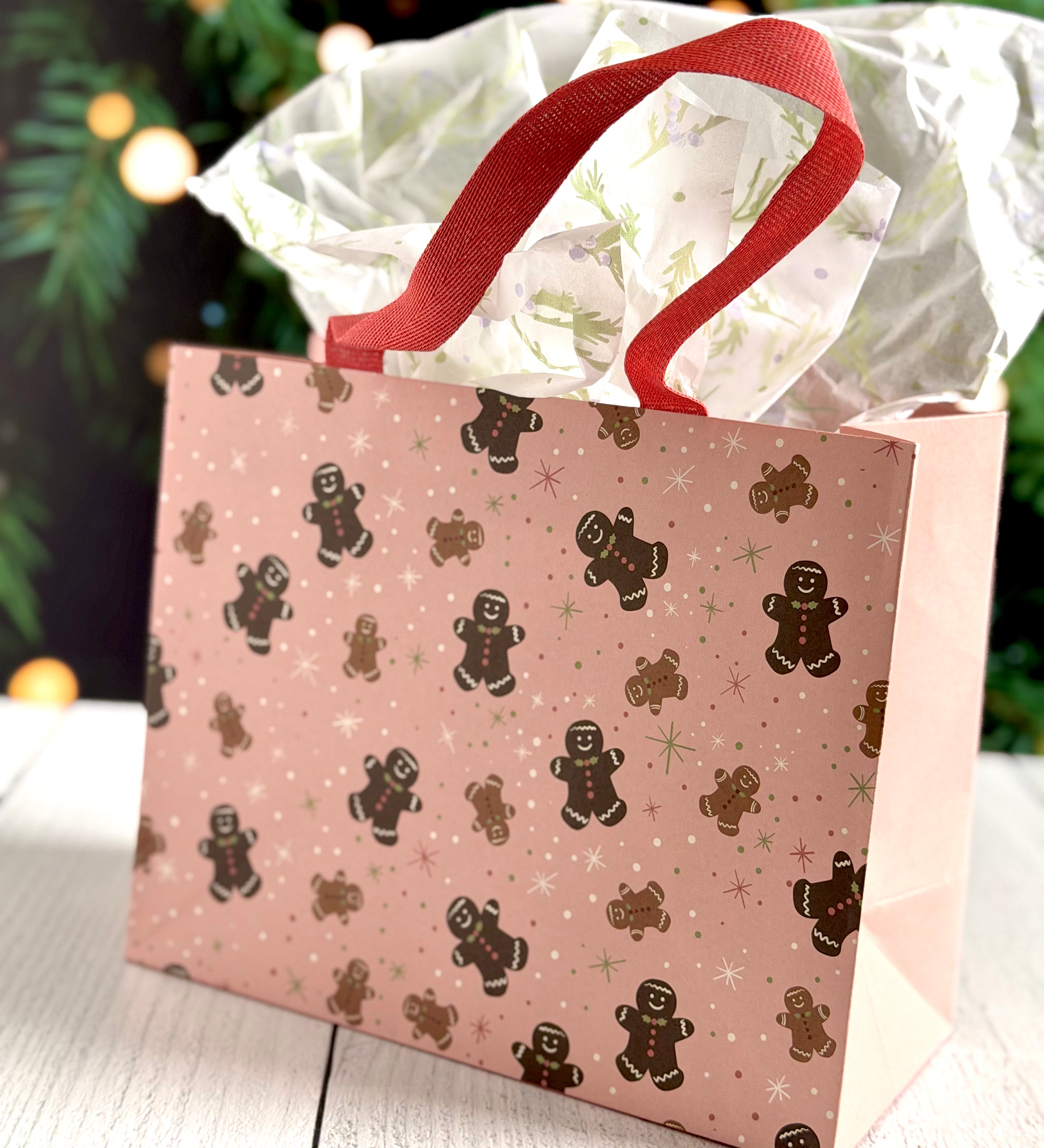 Gingerbread Gift Bag