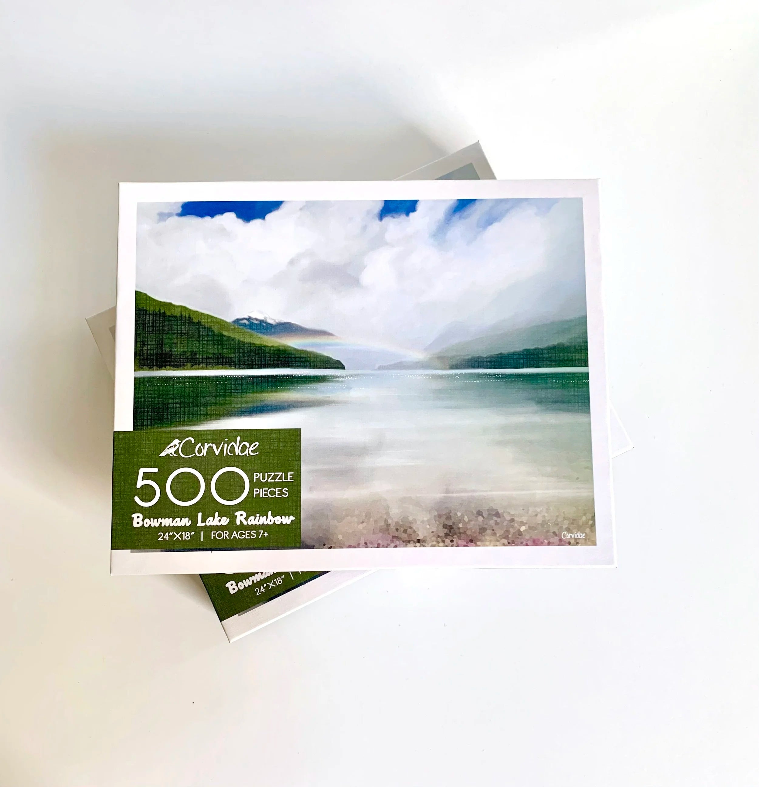 Bowman lake Rainbow - 500 piece puzzle
