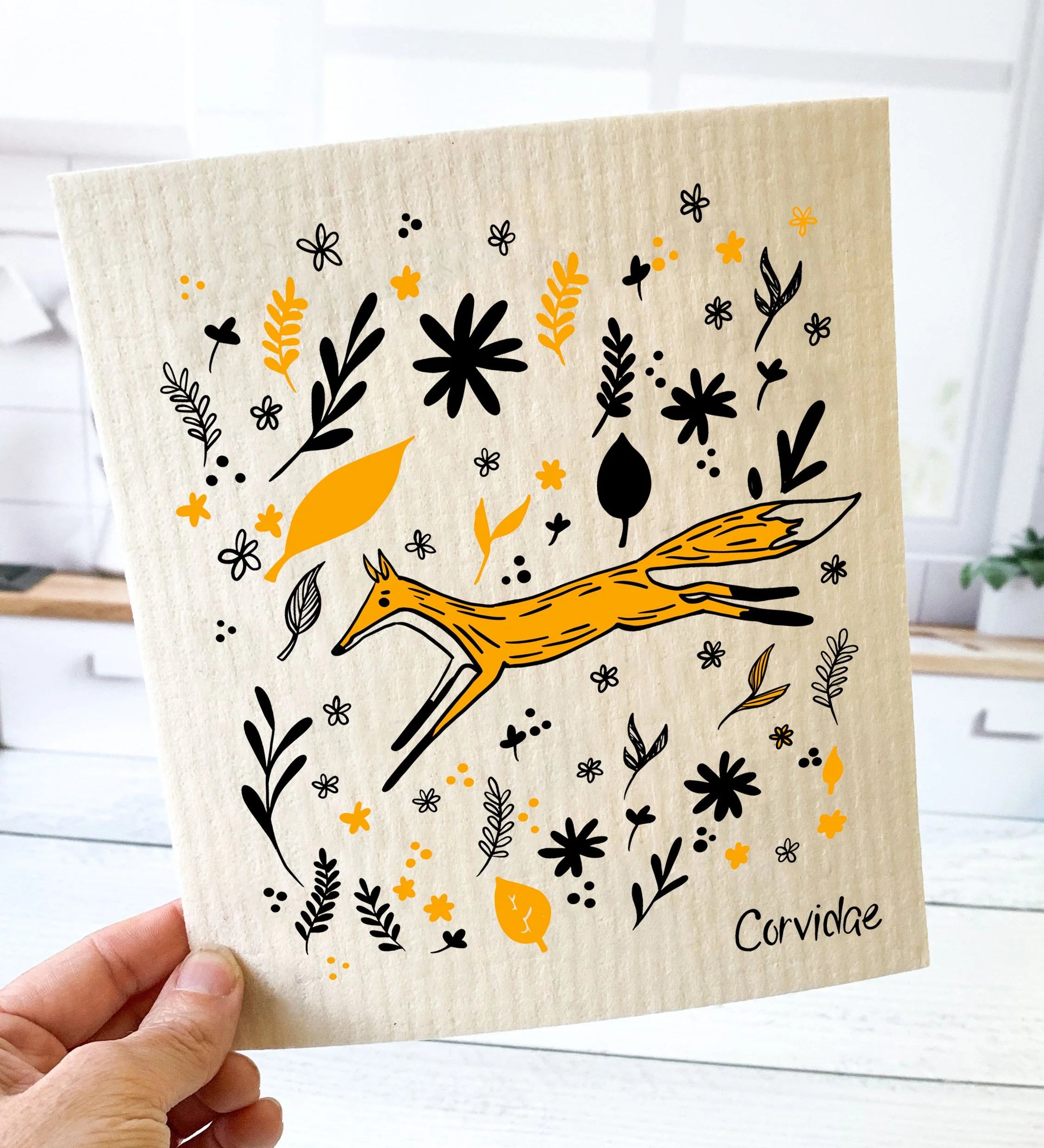 Fox Swedish Dishcloth