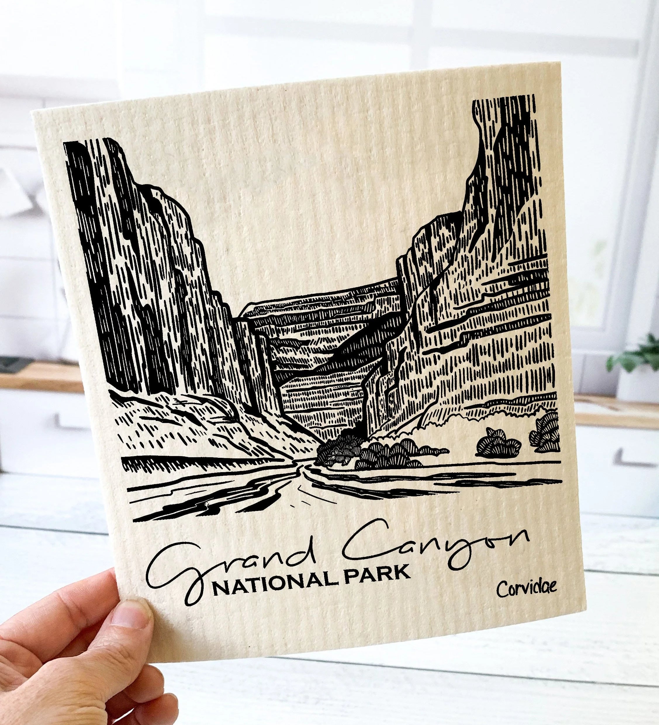 Grand Canyon NP Scene Swedish Dishcloth