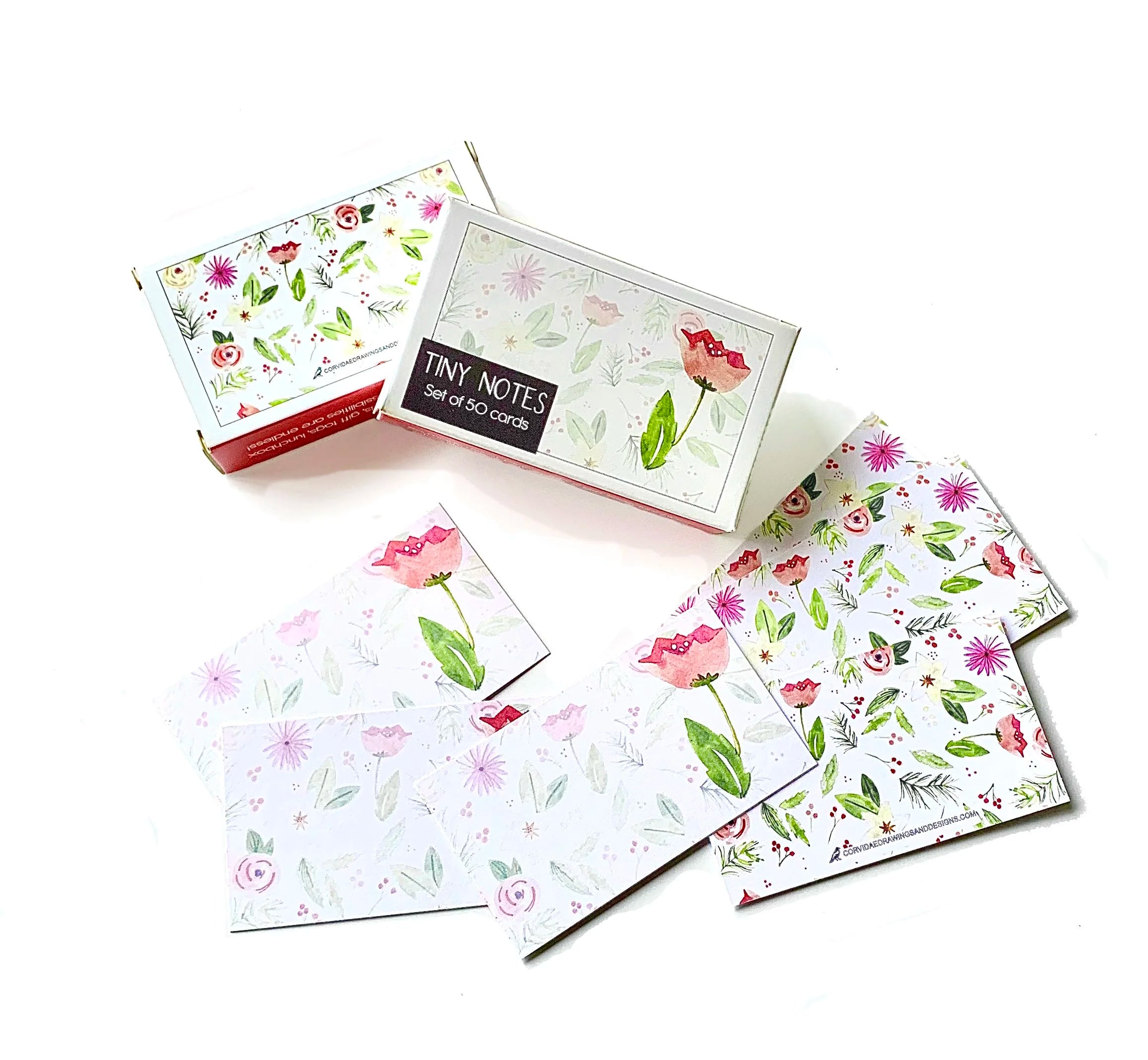 Floral Tiny Notes