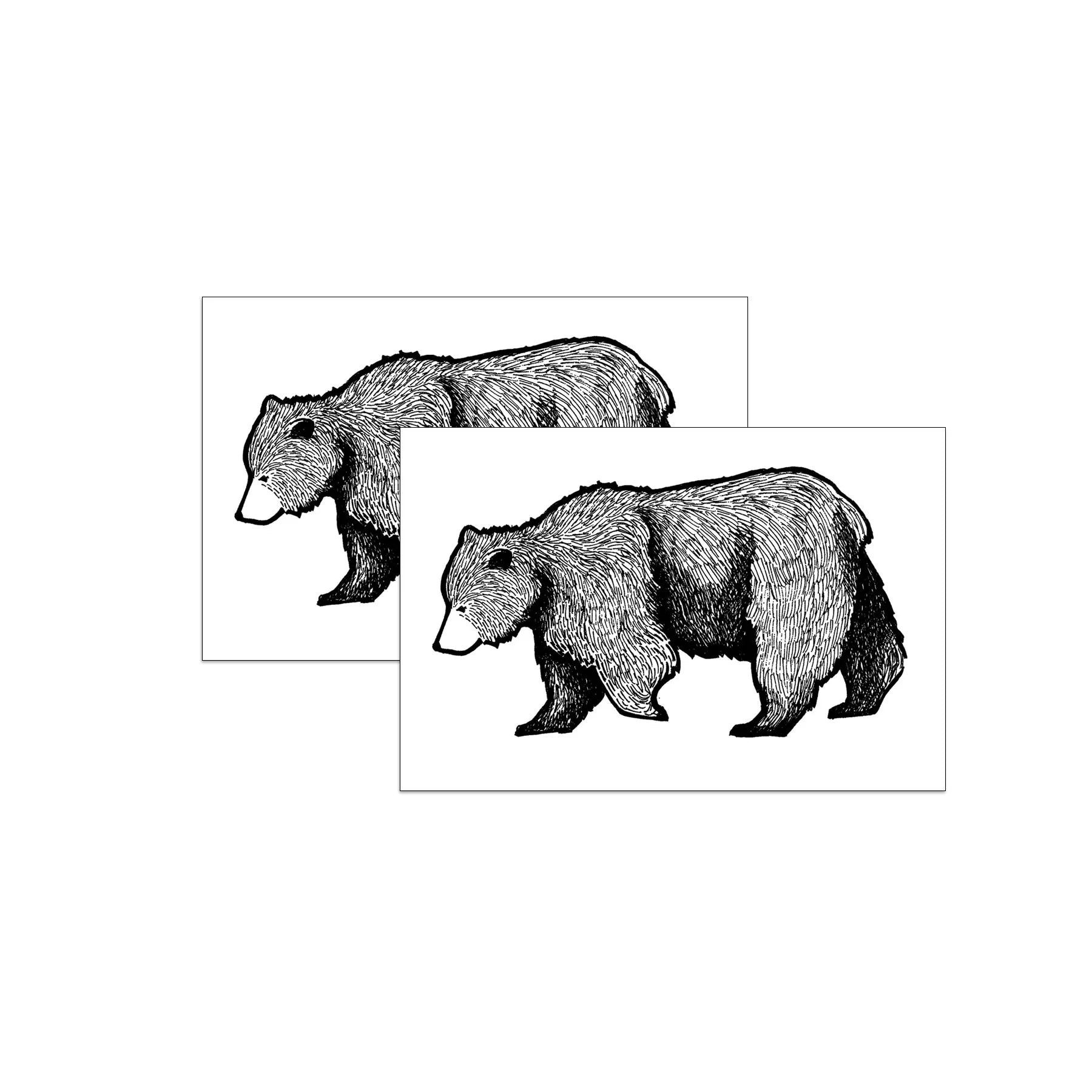 Bear Temporary Tattoo