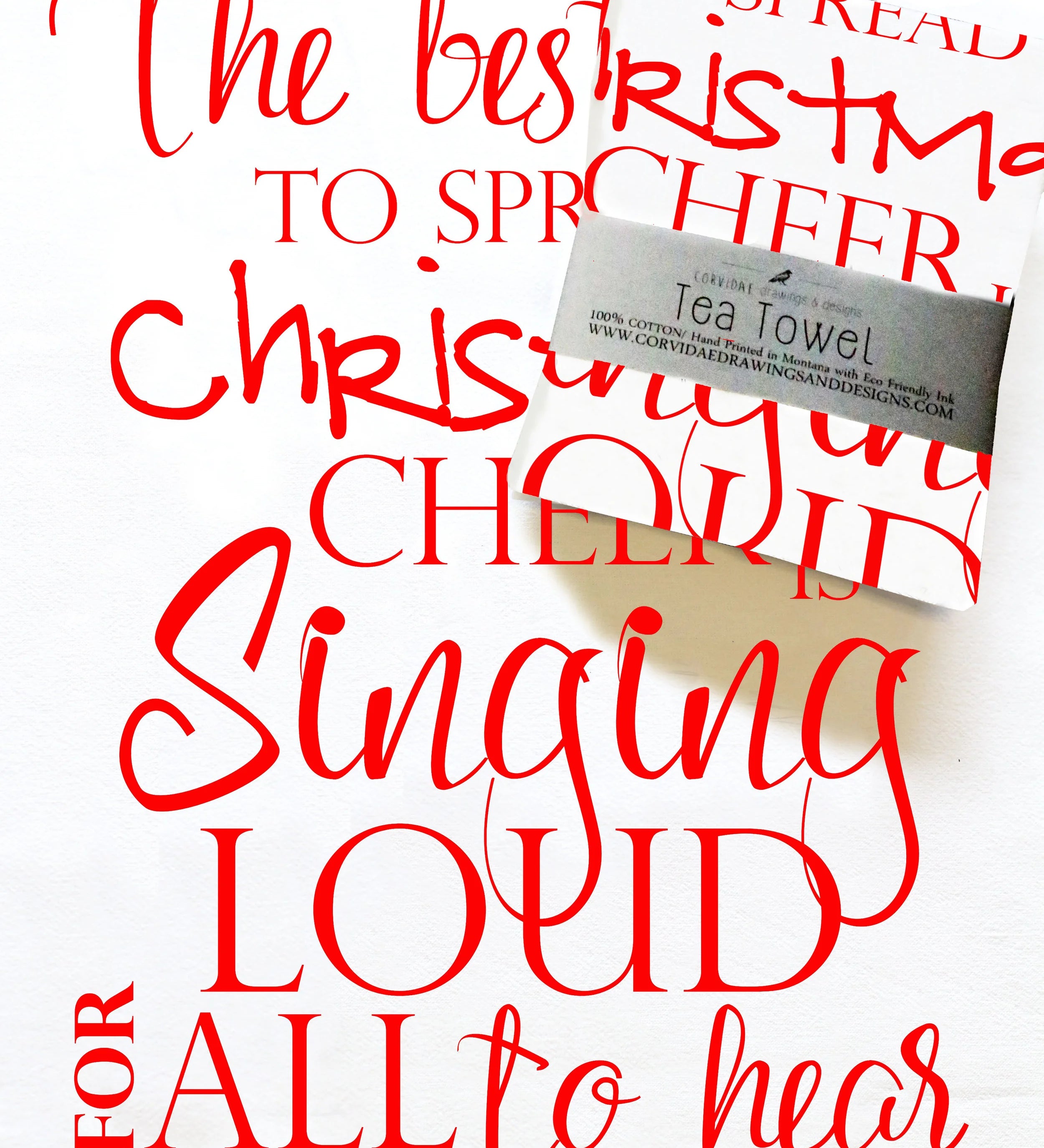 Christmas Cheer Tea Towel