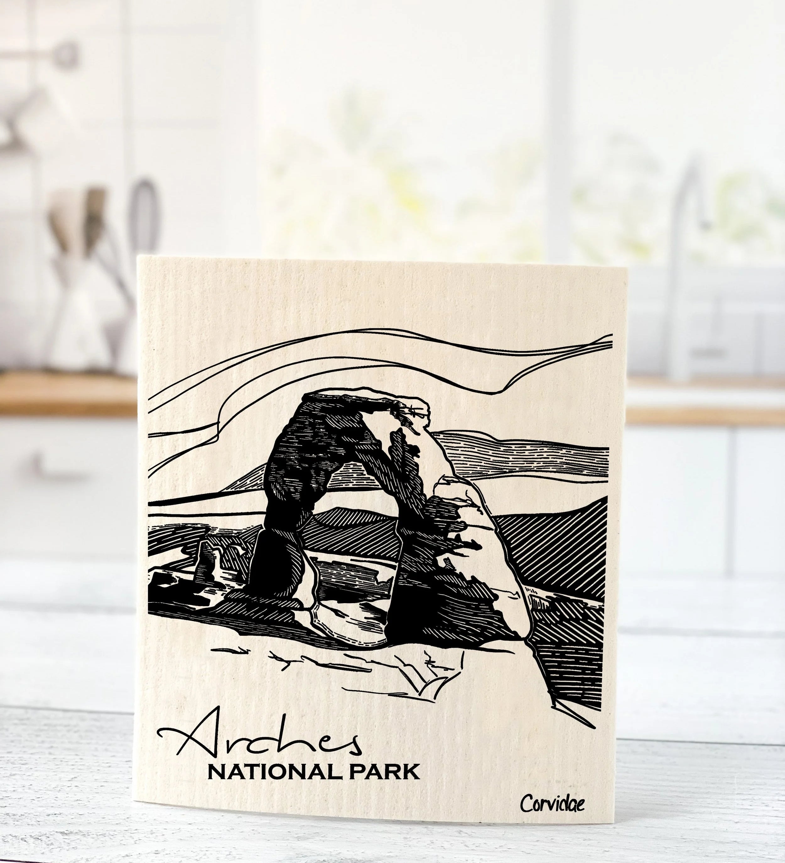 Arches Park Swedish Dishcloth
