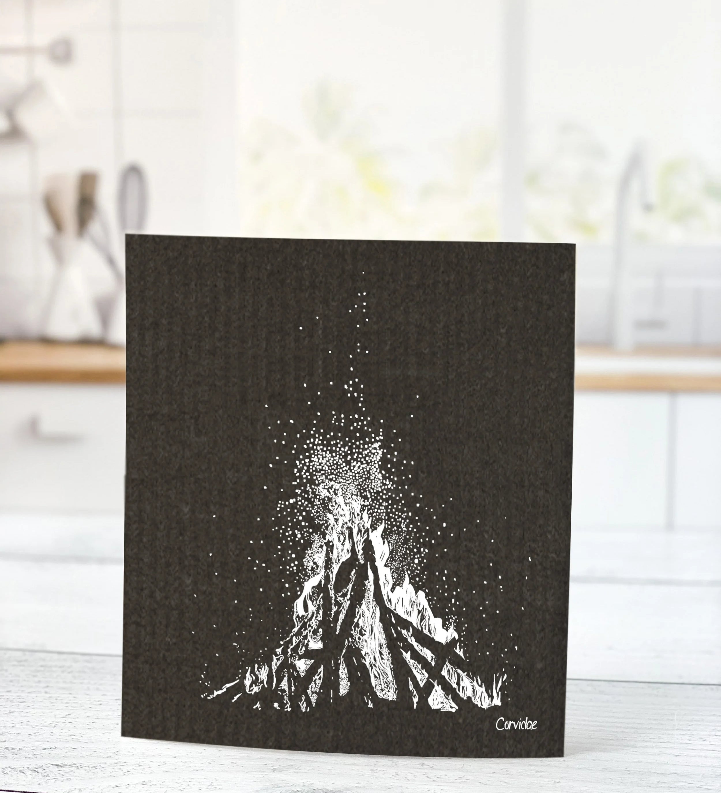 Campfire Swedish Dishcloth